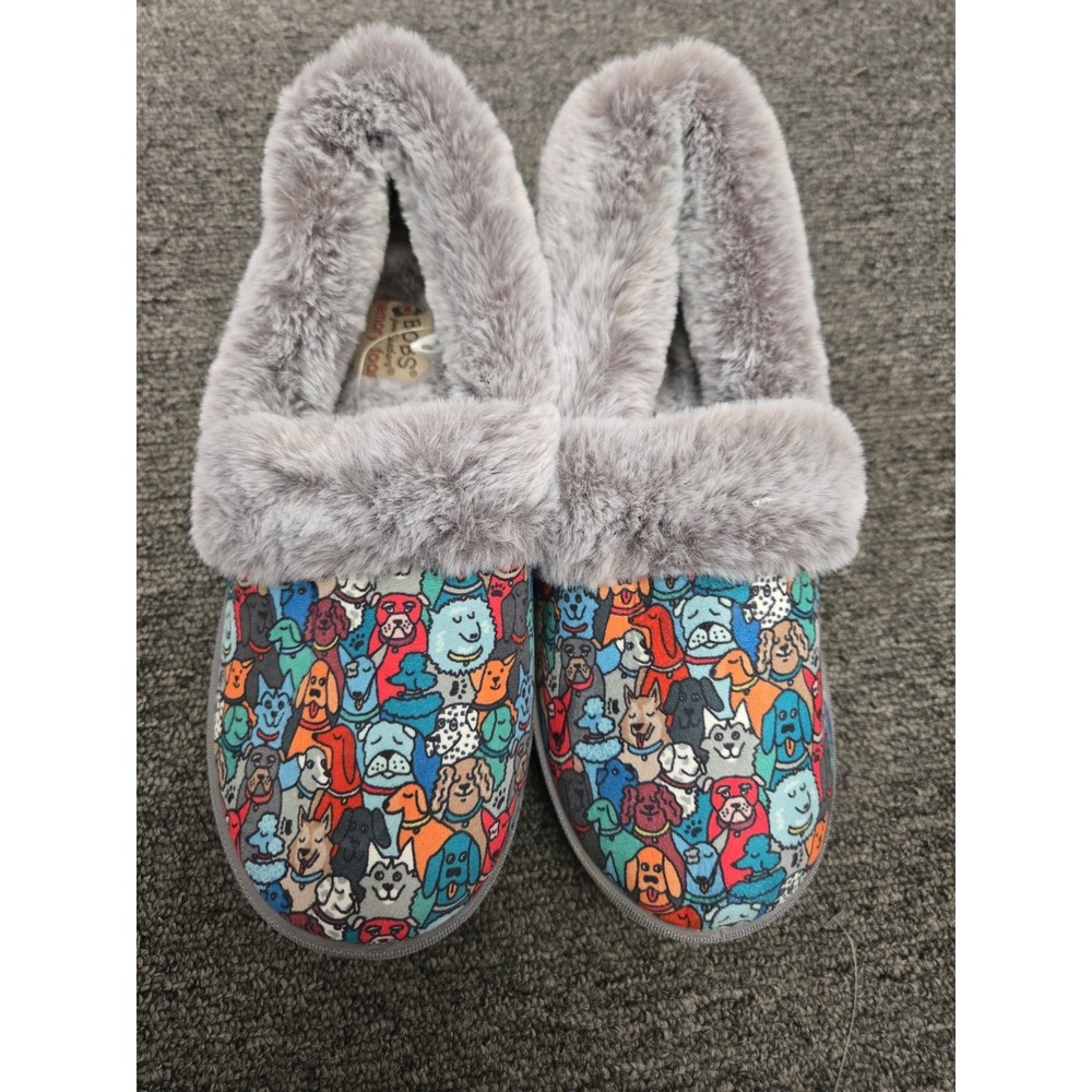 bobs dog colorful slippers size 6